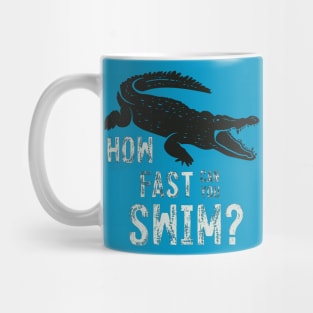 how fast can you swim Mug